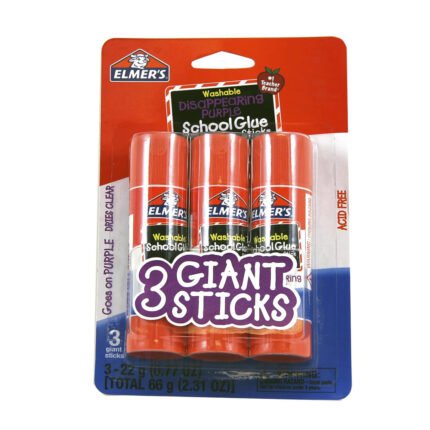 Elmer's Disappearing Purple Washable School Glue Sticks